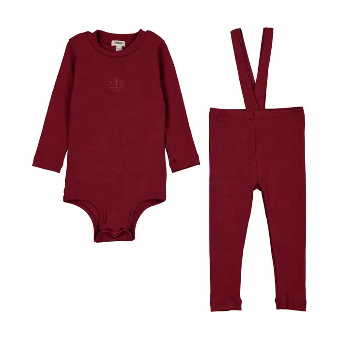 Graphic Rhinestone Overall Lounge Set