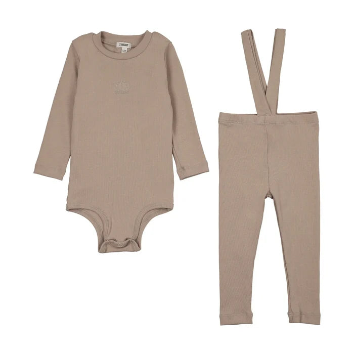 Graphic Rhinestone Overall Lounge Set