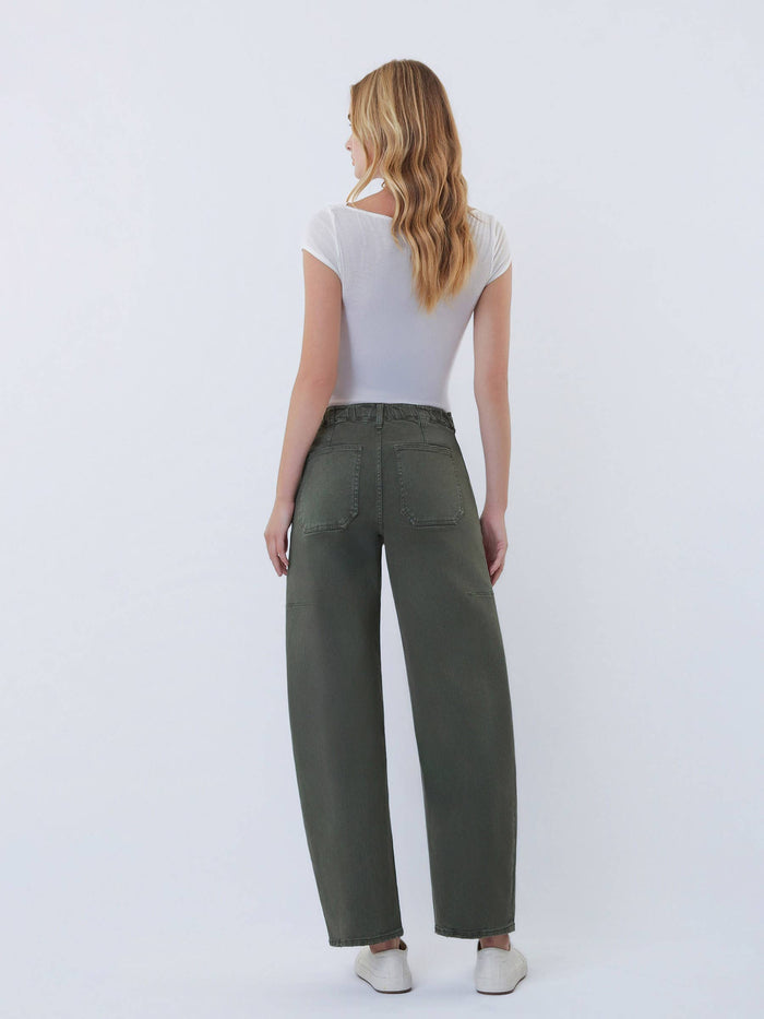 Green barrel Pant