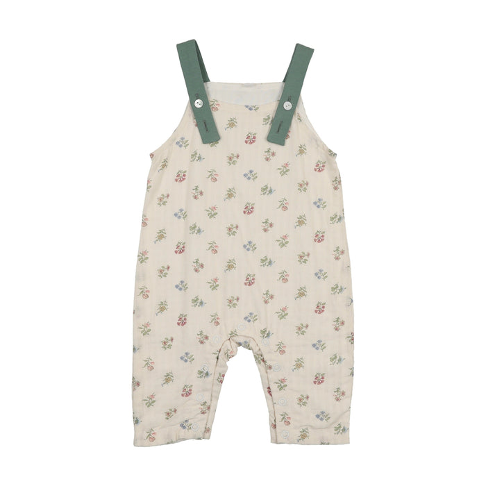 Green Floral Romper - Girl