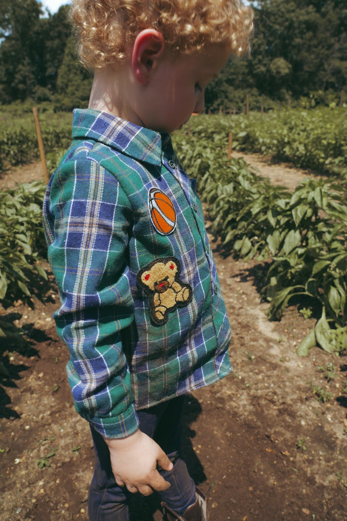 Green Plaid Shirt