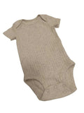 grey ribbed onesie