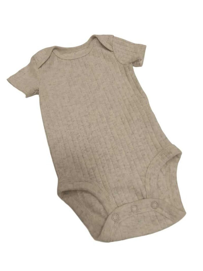 grey ribbed onesie
