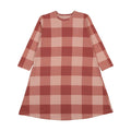Grid Long Nightgown