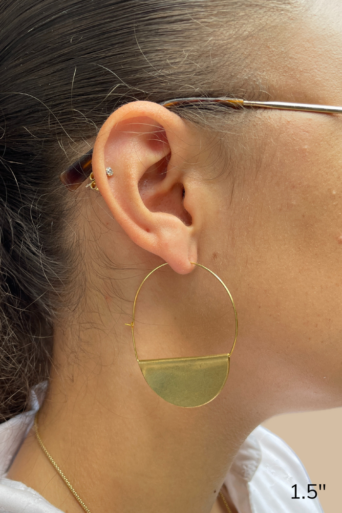 Hoop / Brass / 1.5"