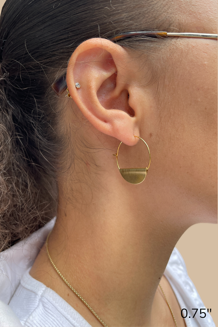 Hoop / Brass / .75"