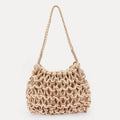 Handmade Metallic and Cotton Braided Bag: IV