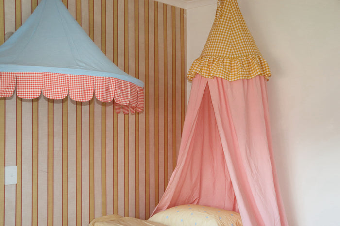 Hanging Canopy Peony & Marigold Gingham