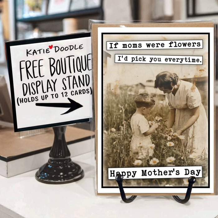 Happy Mothers Day Cards & Display Stand | Mothers Day Gifts: Yes