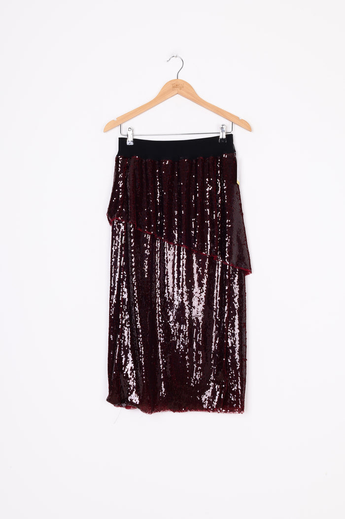 Harman Grubisa Womens Red Skirt Size 10