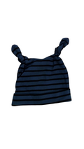 Hat: Black Blue Stripes