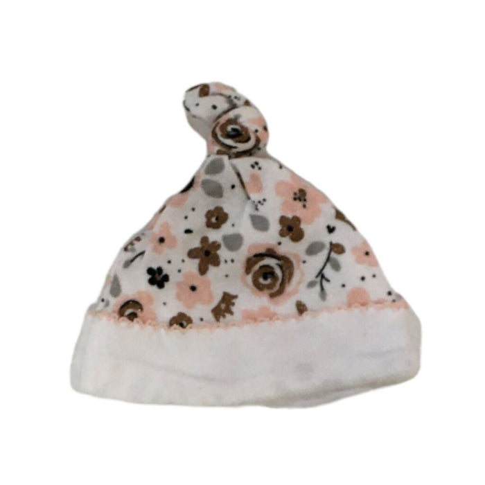 Hat (White/Flowers)