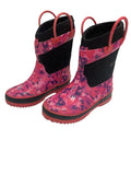 heart decal waterproof boots