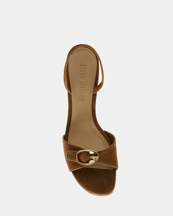 HENRIETTA COGNAC SUEDE