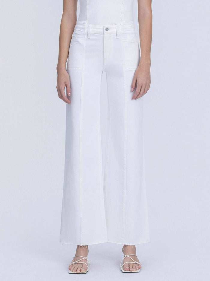 High Rise Optic White Pant