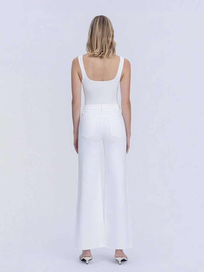 High Rise Optic White Pant