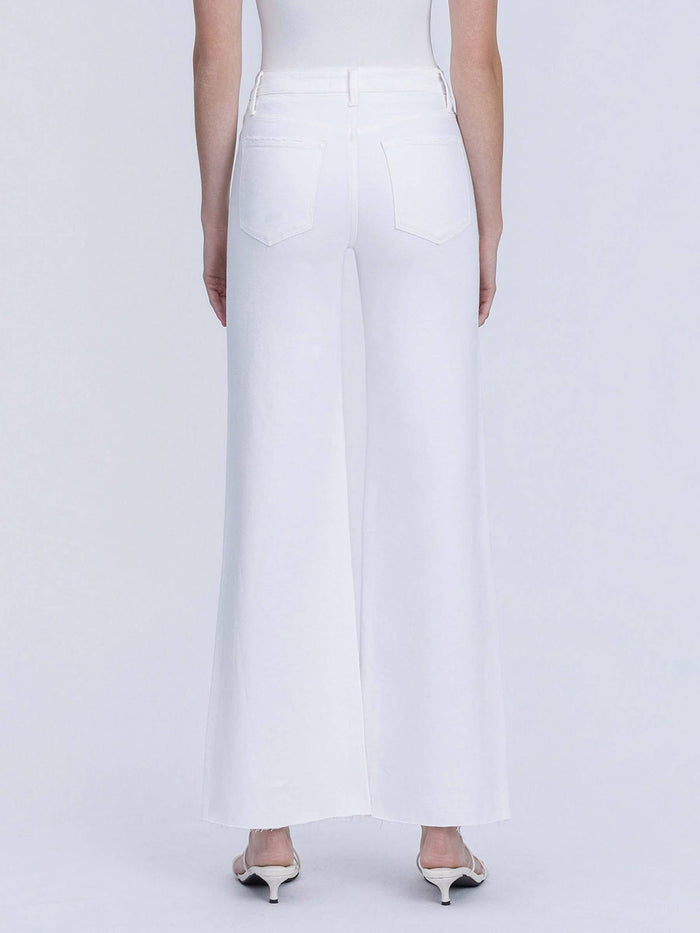 High Rise Optic White Pant