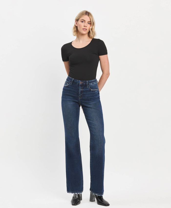 High Rise Relaxed Flare