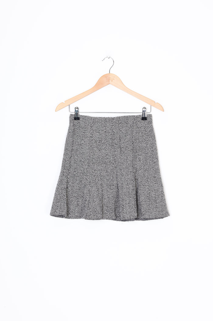 H&M Womens Grey Mini Skirt Size EU 34