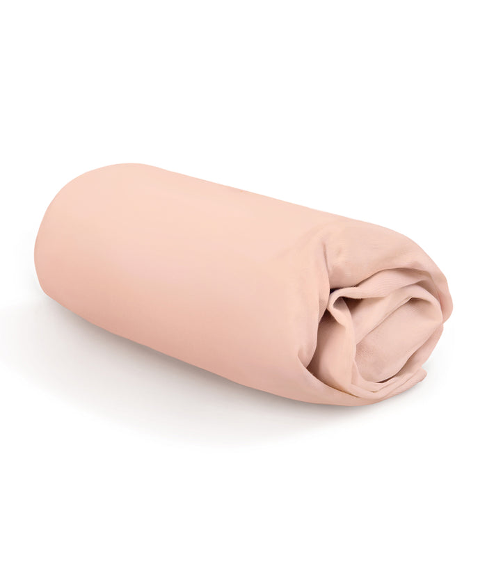 HushDry™ 2-in-1 Waterproof Fitted Cot Sheet Viscose from Bamboo Blush