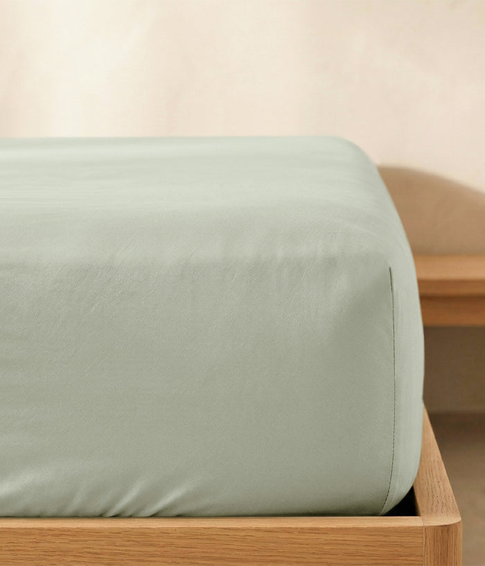 HushDry™ 2-in-1 Waterproof Fitted King Sheet Viscose from Bamboo Sage