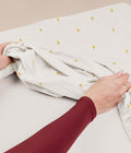 HushDry™ 2-in-1 Waterproof Fitted Queen Sheet Viscose from Bamboo Cream Lemons