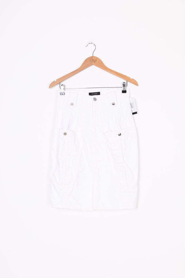 Isabel Marant Womens White Skirt Size 36