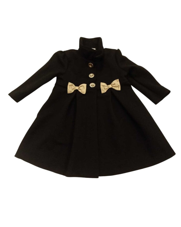 Jacket: Dress coat, gold bow