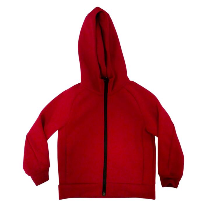 Jacket: Red Zip Up