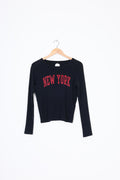 John Galt Womens Black Top Size M
