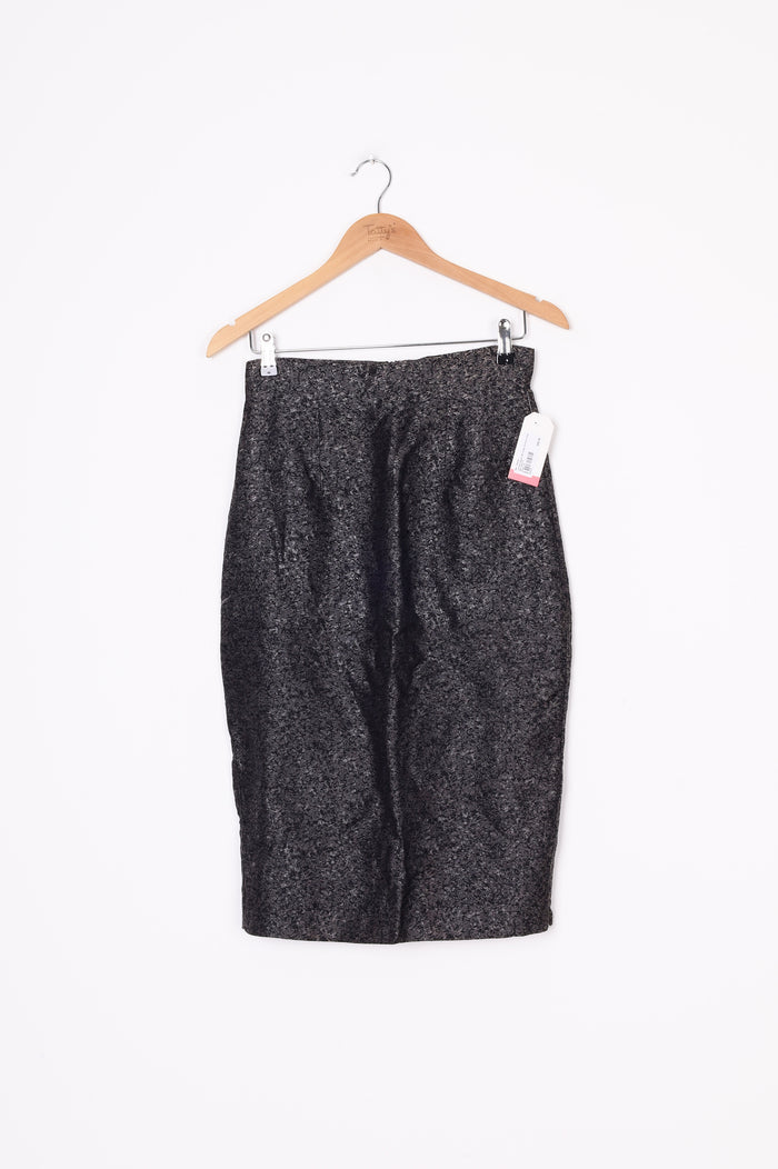 Juliette Hogan (NZ made) Womens Grey Skirt Size 8