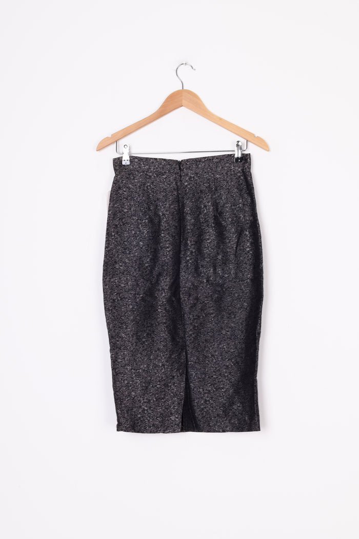 Juliette Hogan (NZ made) Womens Grey Skirt Size 8