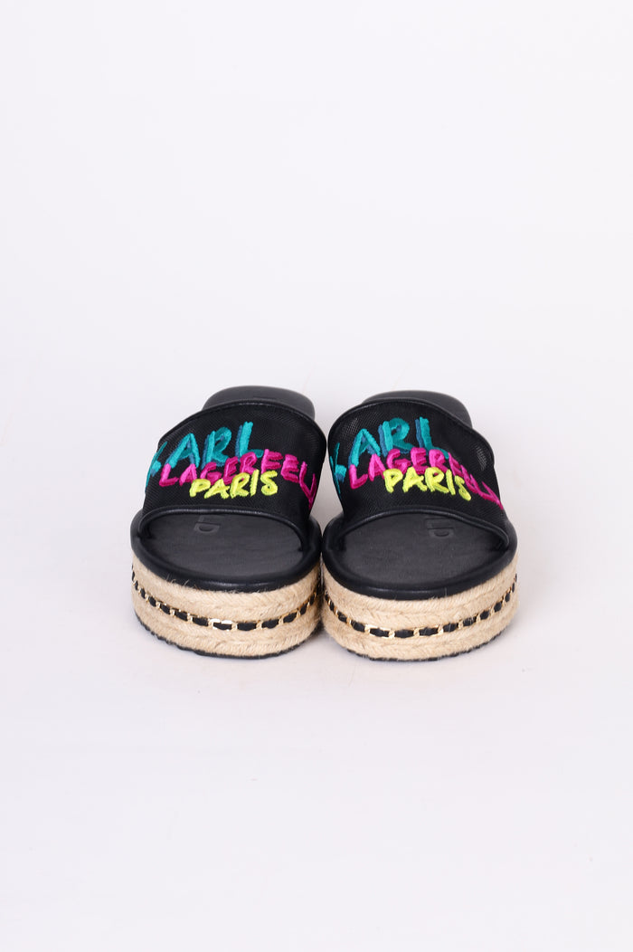 Karl Lagerfeld Womens Black Shoes Size EU 38