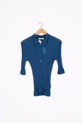 Kate Sylvester Womens Blue Top Size 10