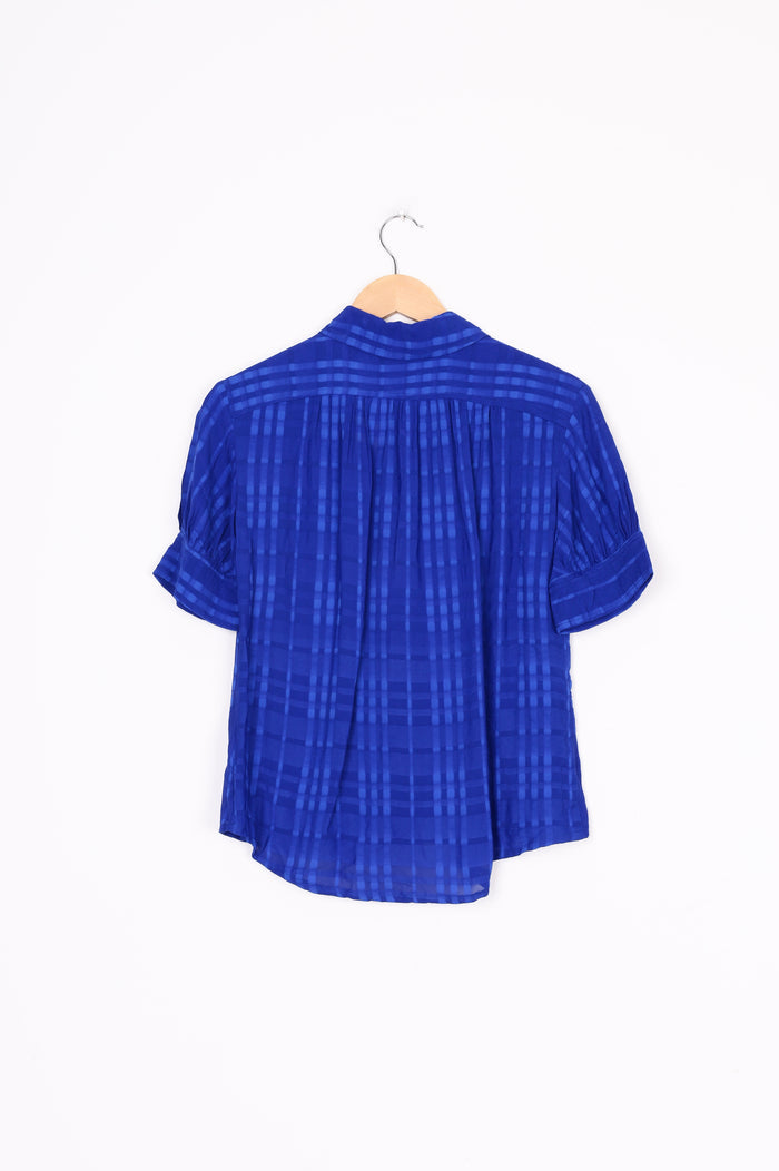 Kate Sylvester Womens Blue Top Size 8