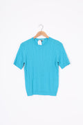 Kate Sylvester Womens Blue Top Size M