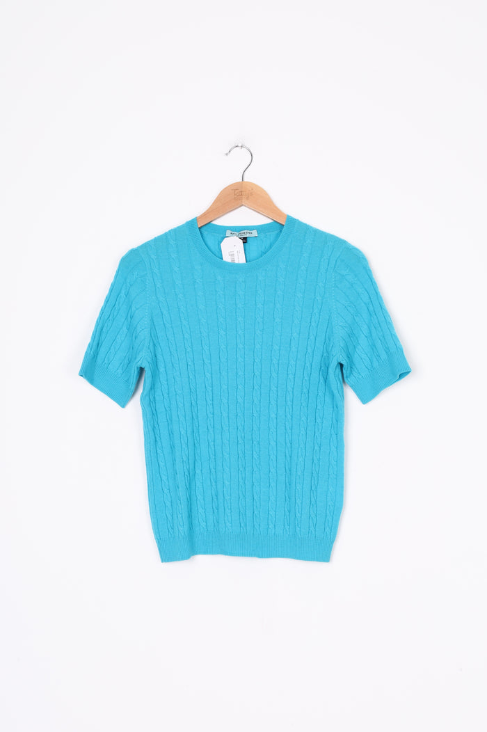 Kate Sylvester Womens Blue Top Size M