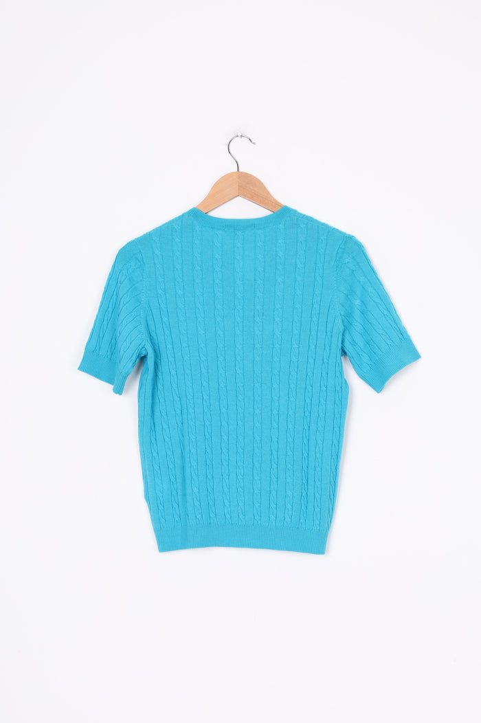 Kate Sylvester Womens Blue Top Size M
