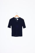 Kate Sylvester Womens Blue Top Size S