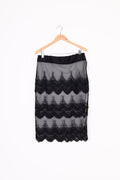 Katherine Victoria Womens Black Skirt Size 14