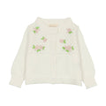 Knit Baby Cardigan Floral