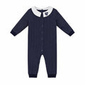 Knit Pinstripe Footie