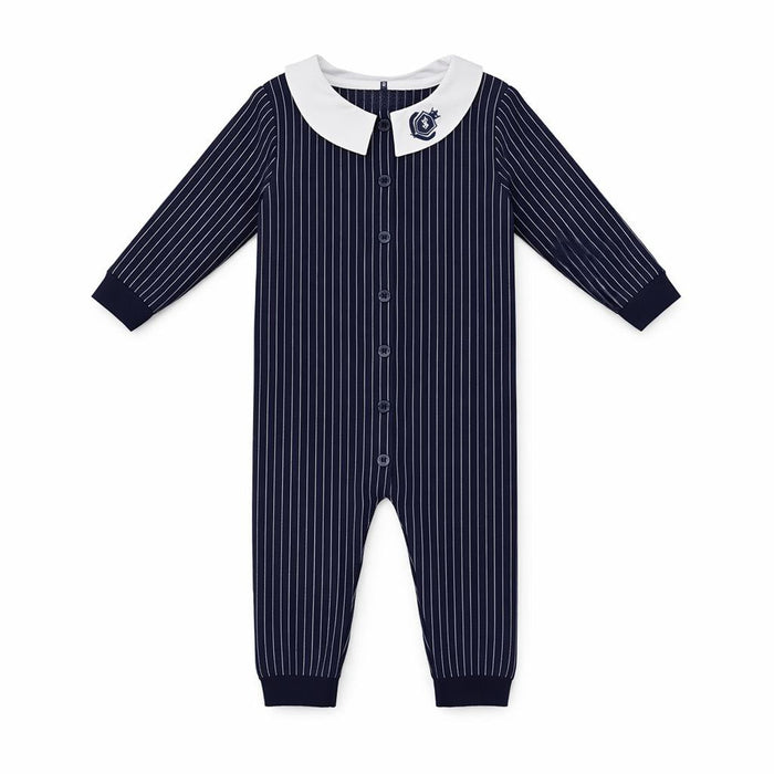 Knit Pinstripe Footie
