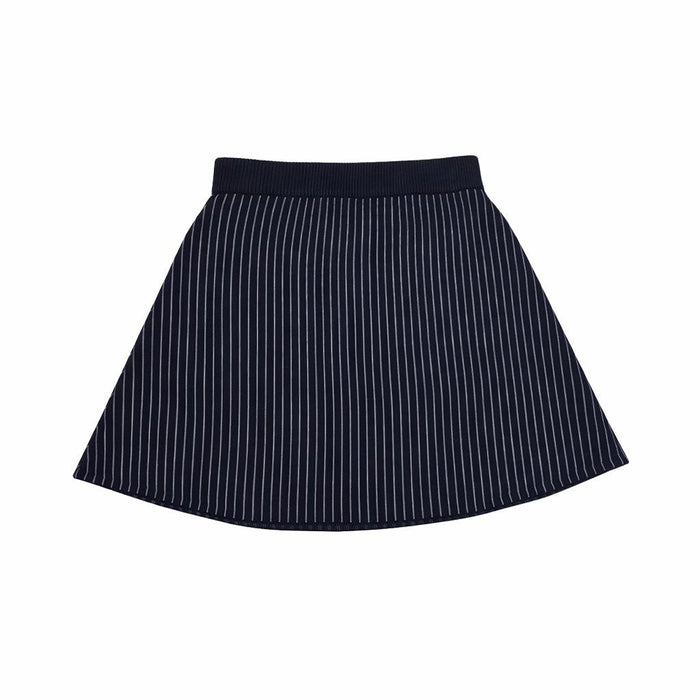 Knit Pinstripe Knit Skirt