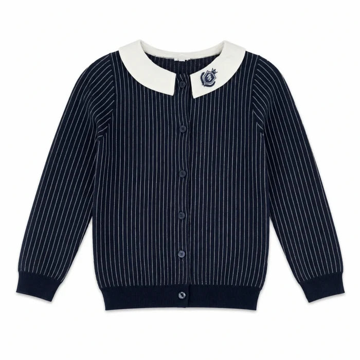 Knit Pinstripe Knit Top - Girls