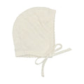 Knit Ruffle Collar Bonnet