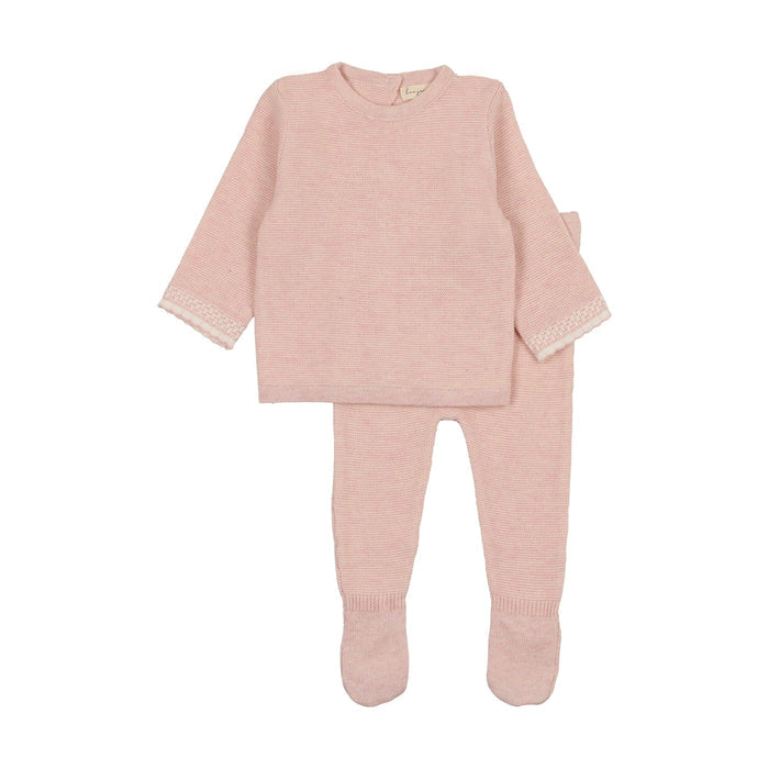 Knit Ruffle Collar Two Piece Set *see note