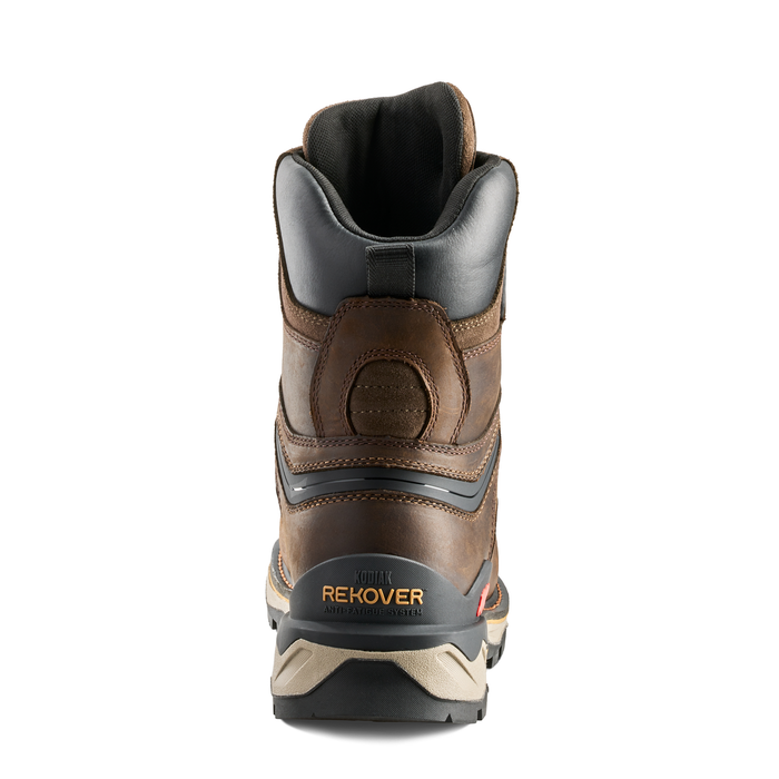 Kodiak Men's Brown Neragon 8 Inch Composite Toe Waterproof Work Boots 1304DB
