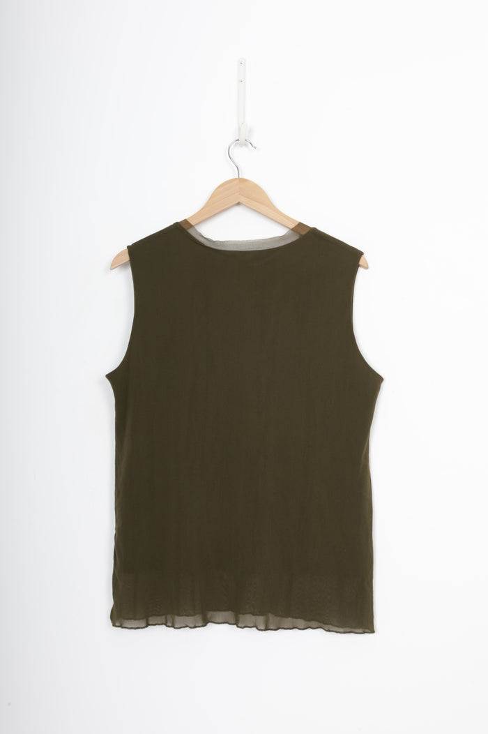 Kooky Womens Green Top Size M