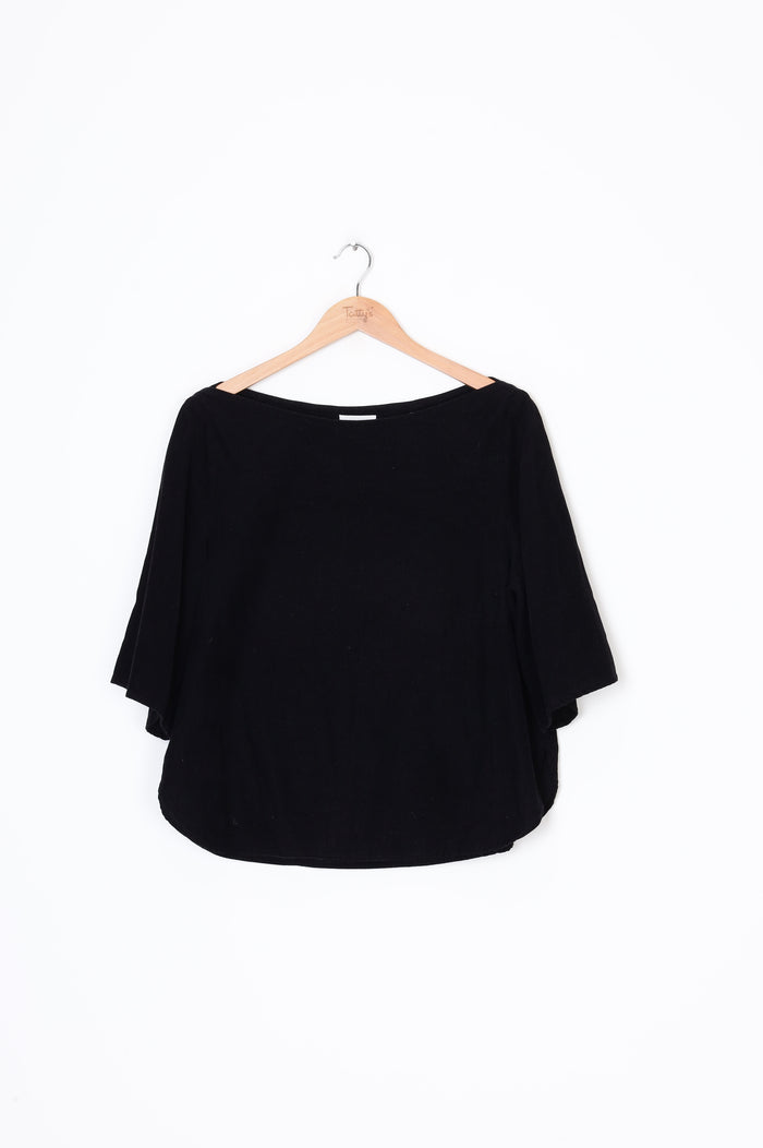 Kowtow Womens Black Top Size M
